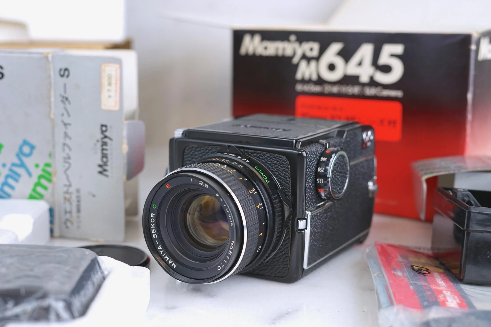 Mamiya M 645 Camera Kit with Mamiya Sekor C 70mm F/2.8E Lens